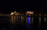 widok Budapesztu w nocy